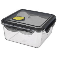 Контейнер для продуктов "BRILLIANT" квадратный 1,15 л (черный) Контейнер для продуктов "BRILLIANT" квадратный 1,15 л (черный)
