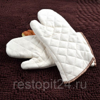 Рукавицы термостойкие СЕРЫЕ (пара), длина 33 см